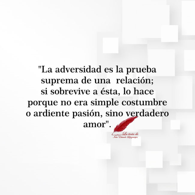 La adeversidad en el amor